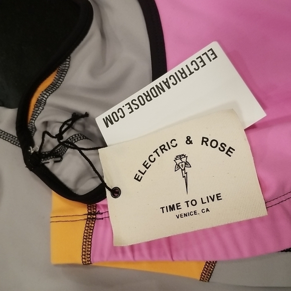 💕ELECTRIC & ROSE💕 Colorblock Set Viva Sports Bra + Nova Legging Large NWT - Picture 12 of 16